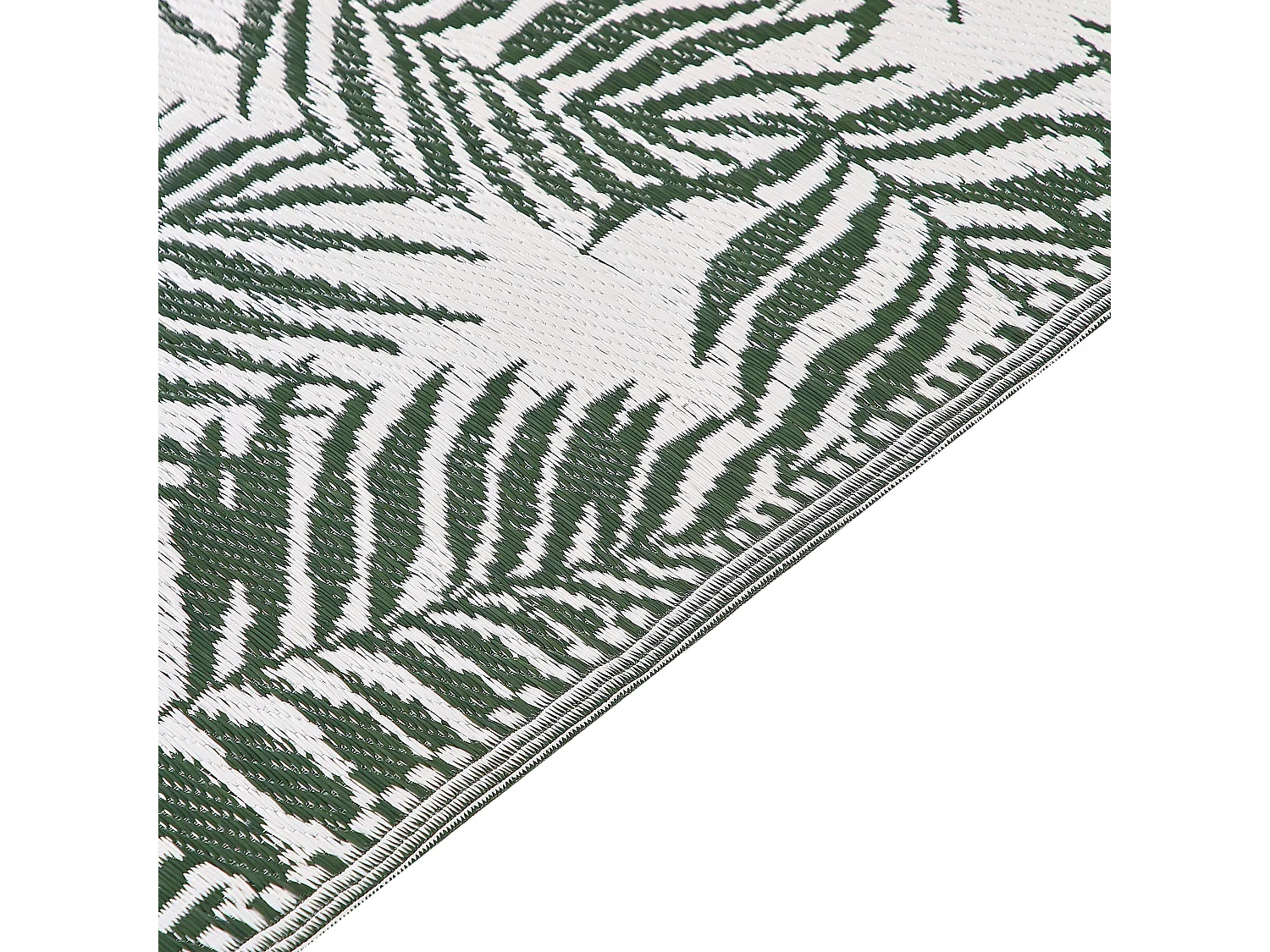 Tappeto da esterno verde scuro 120 x 180 cm KOTA