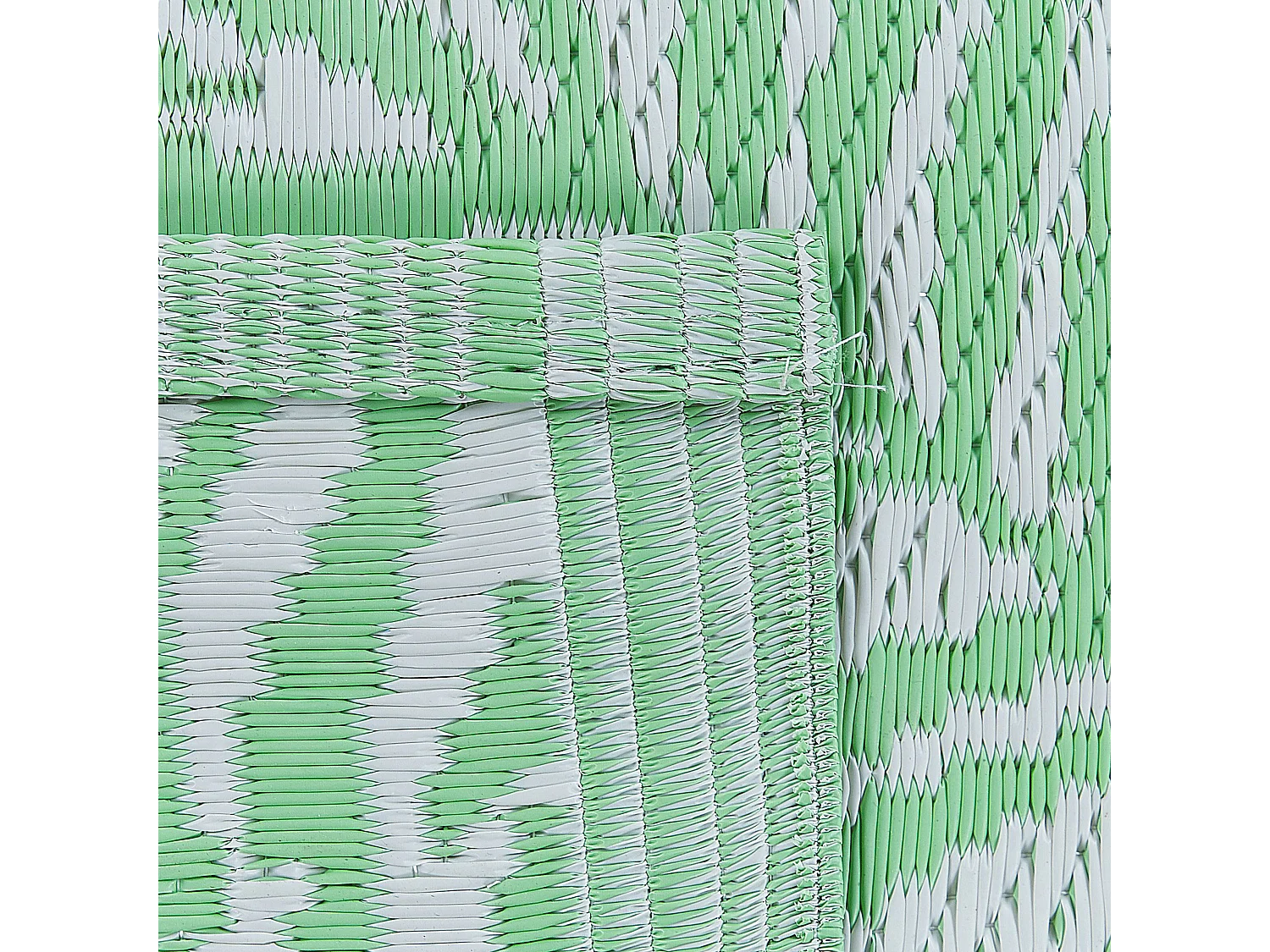 Outdoor Teppich hellgrün 120x180 cm Bodenschutzmatte Kunststoffmatte Kota