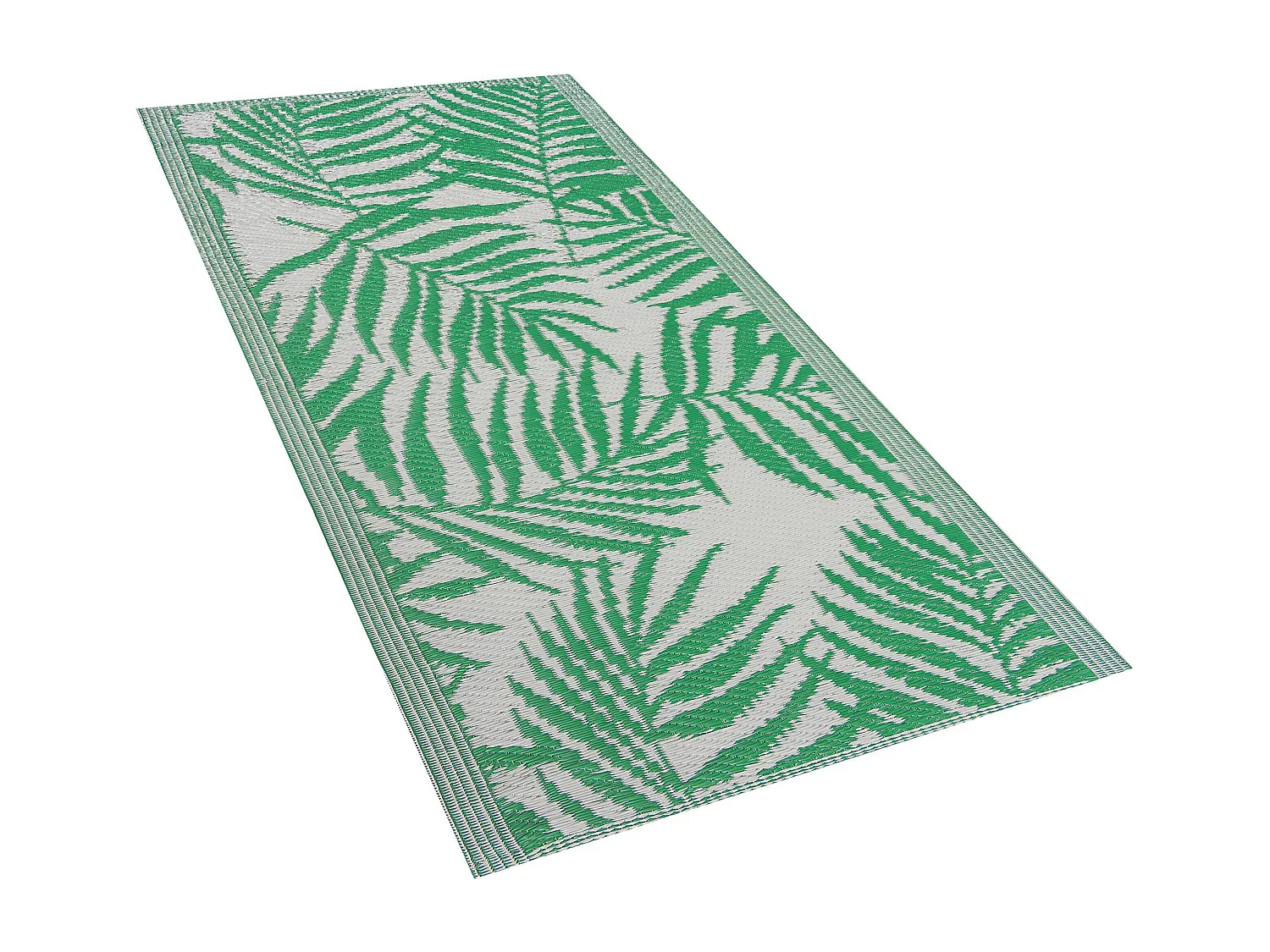 Tapis d'extérieur KOTA Vert 60 x 105 cm Réversible