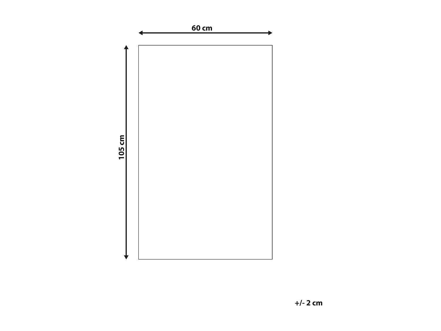 Tapis d'extérieur KOTA Vert 60 x 105 cm Réversible