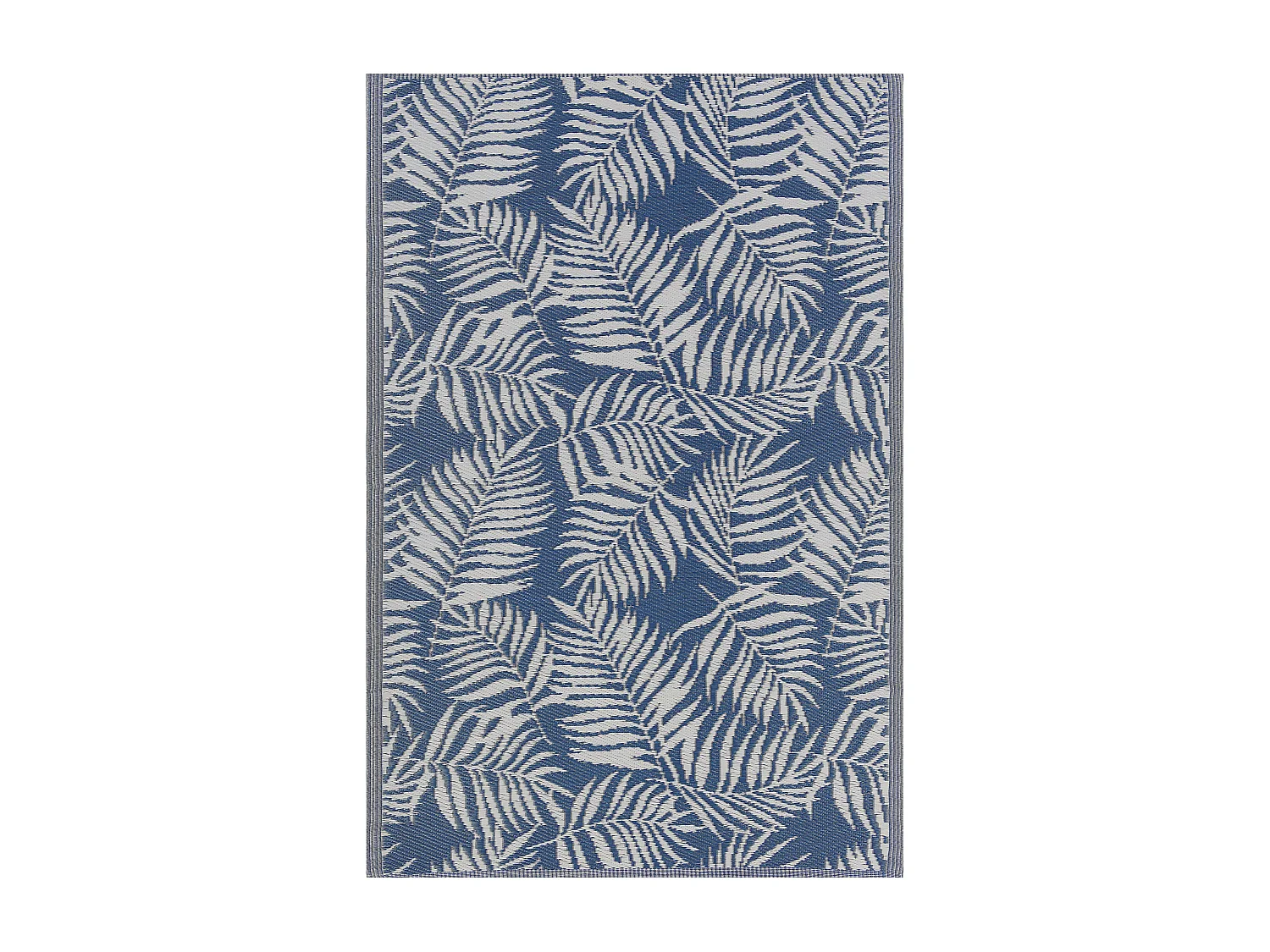 Vloerkleed polypropyleen blauw 120 x 180 cm KOTA