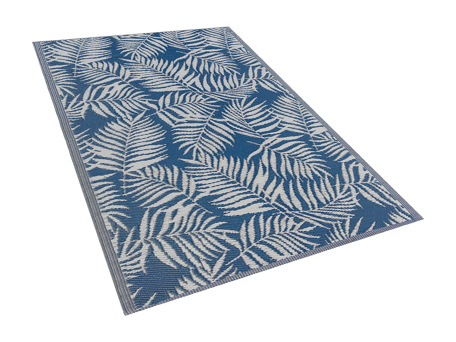 Vloerkleed polypropyleen blauw 120 x 180 cm KOTA
