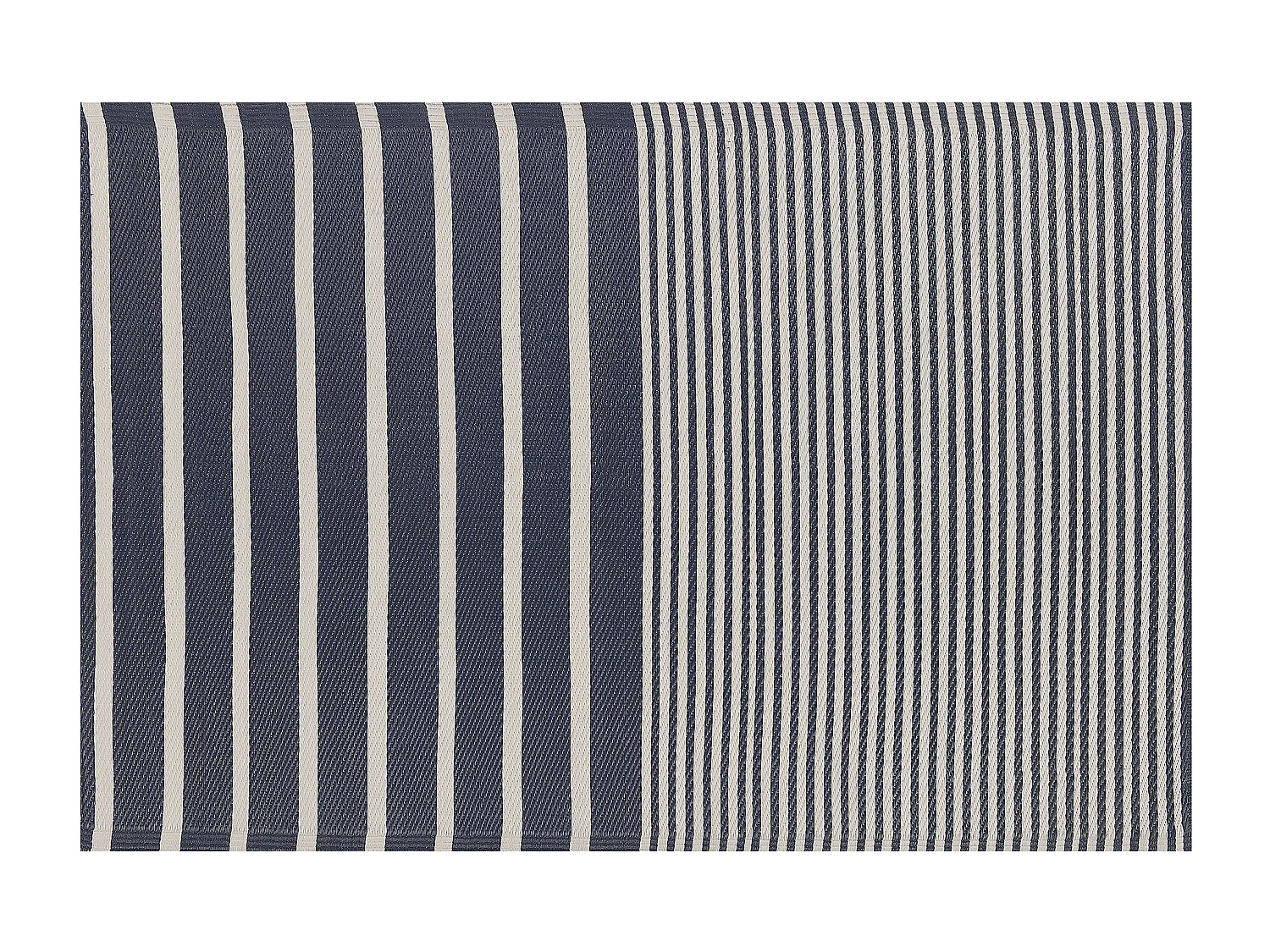 Tapete de exterior HALDIA 120 x 180 cm Azul escuro