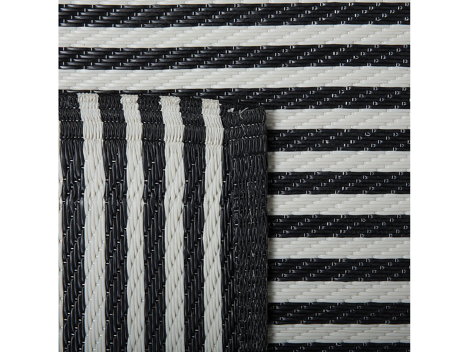 Tapis d'extérieur HALDIA Noir 90 x 180 cm