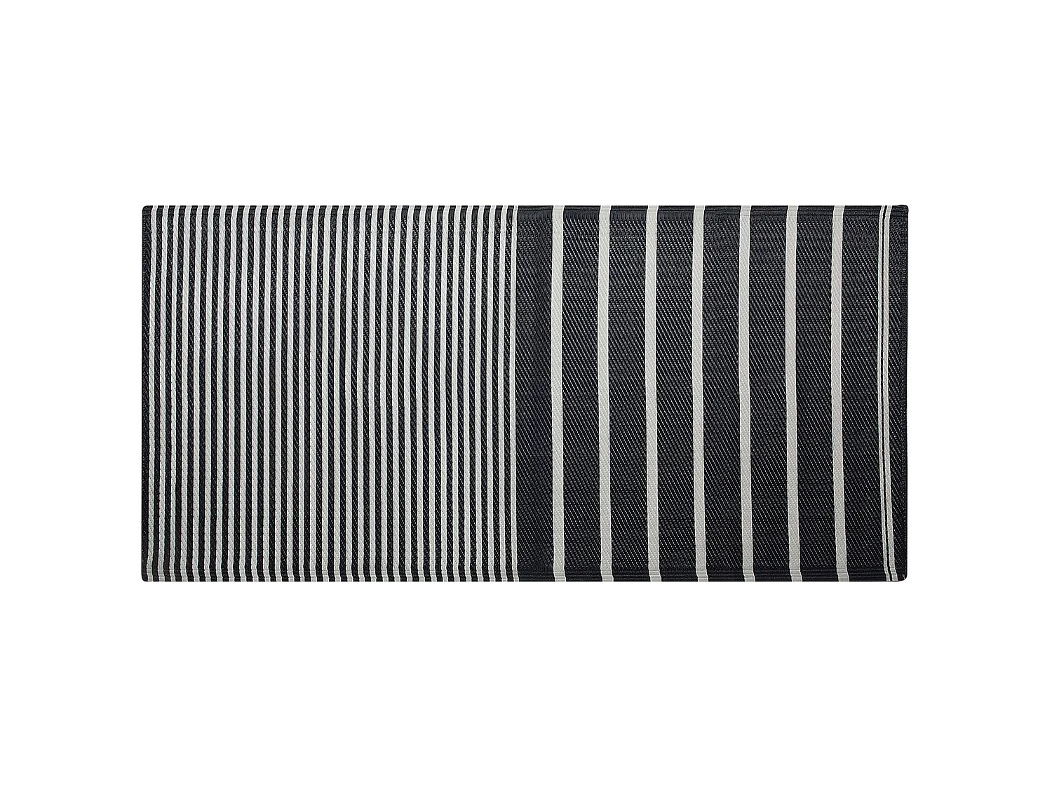 Outdoor Rug HALDIA Black 90 x 180 cm