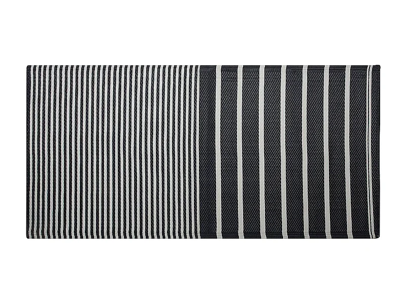 Tapis d'extérieur HALDIA Noir 90 x 180 cm