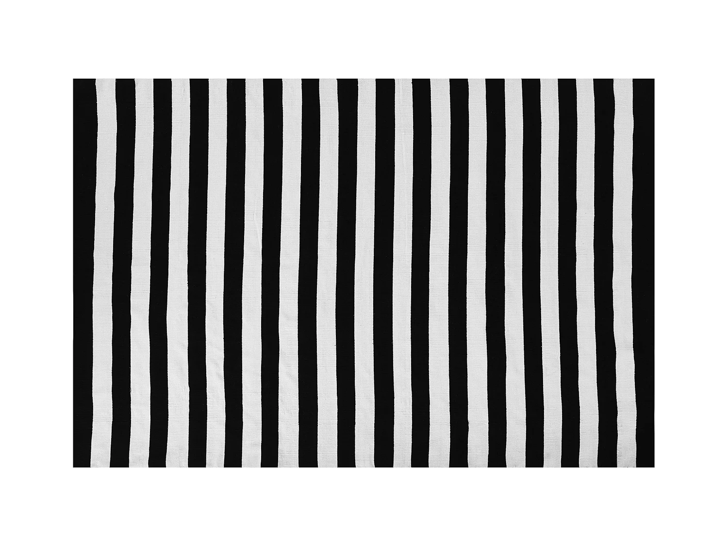 Tapis d'extérieur TAVAS Noir/blanc 140 x 200 cm