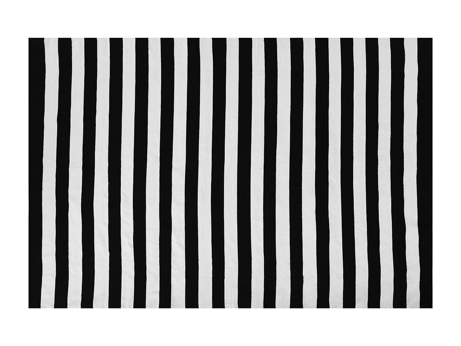 Tapete de exterior TAVAS 140 x 200 cm Preto/Branco