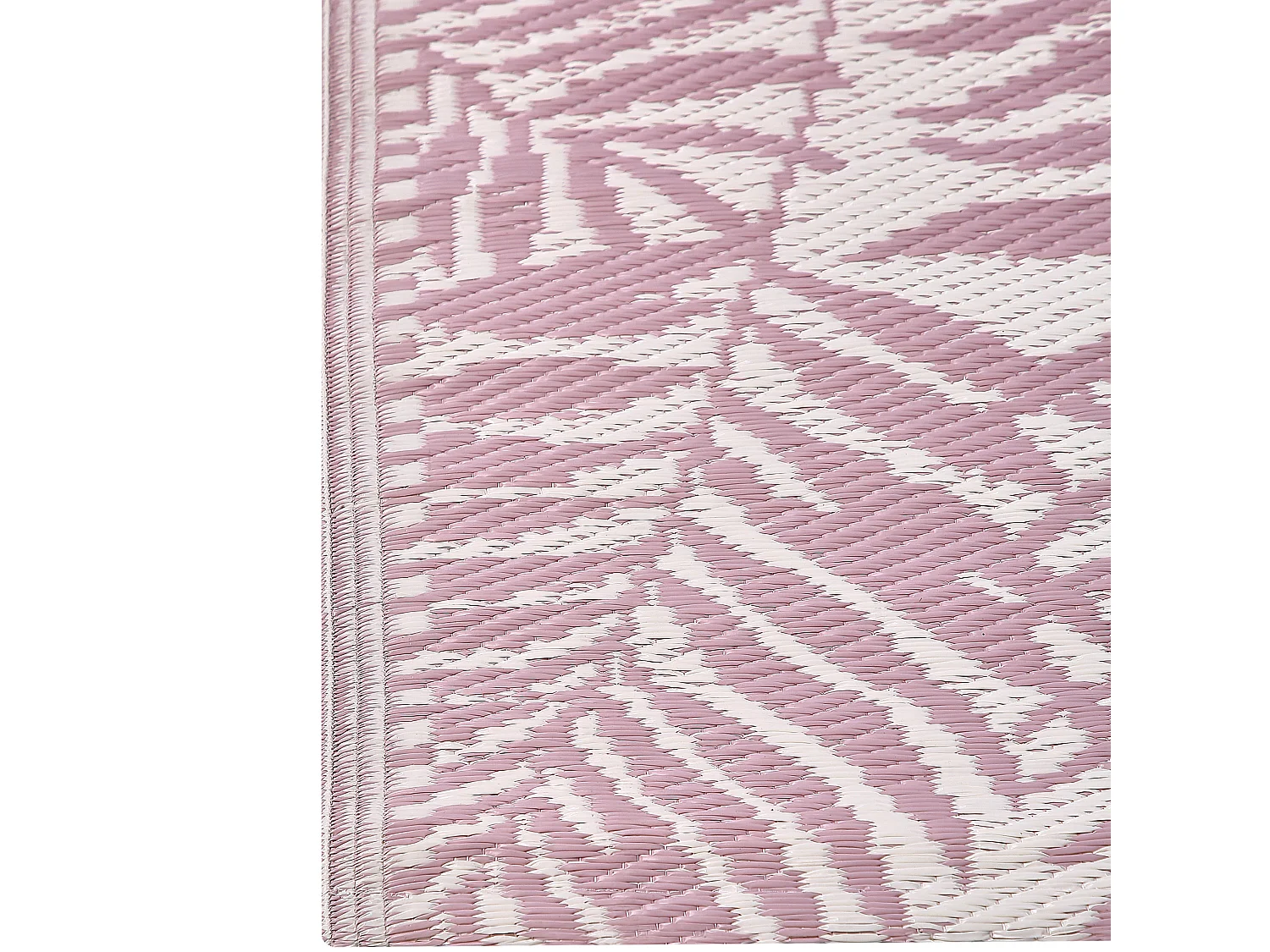 Outdoorteppich KOTA 120 x 180 cm Rosa Zweiseitig