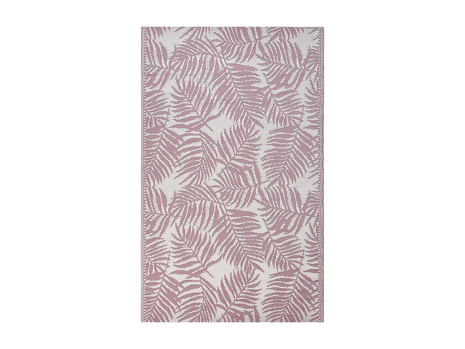 Alfombra de exterior KOTA 120 x 180 cm Rosa Reversible