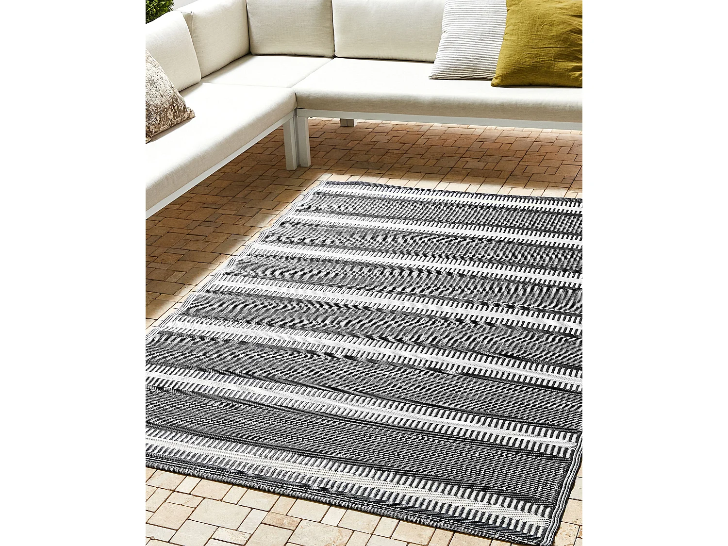 Tuintapijt MANSA 160 x 230 cm Beige