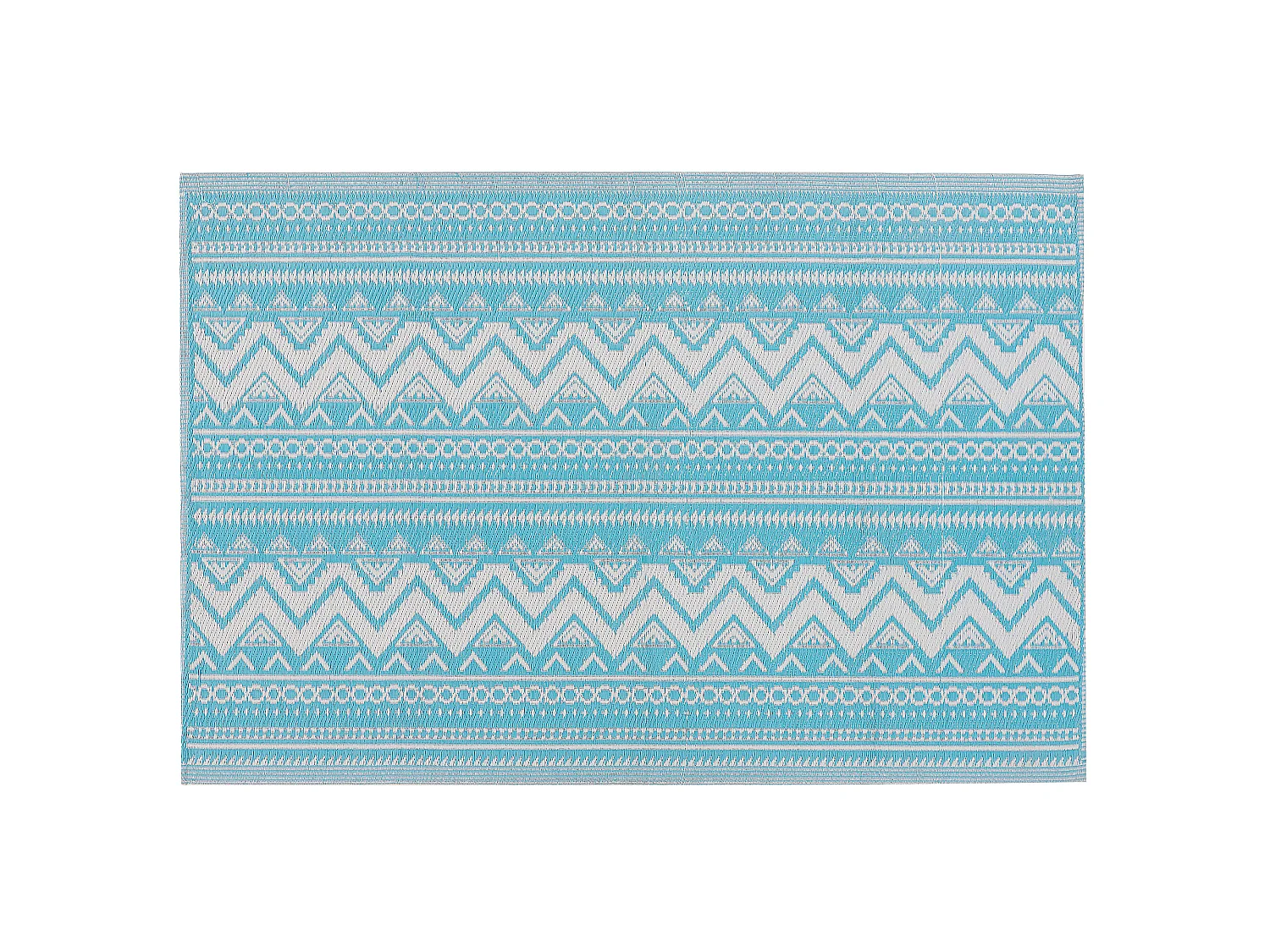 Tapis d'extérieur NAGPUR Turquoise 120 x 180 cm