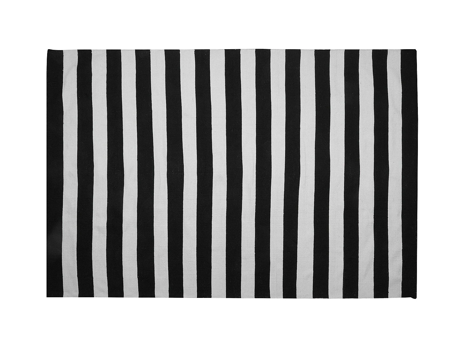 Tapis d'extérieur TAVAS Noir/blanc 160 x 230 cm