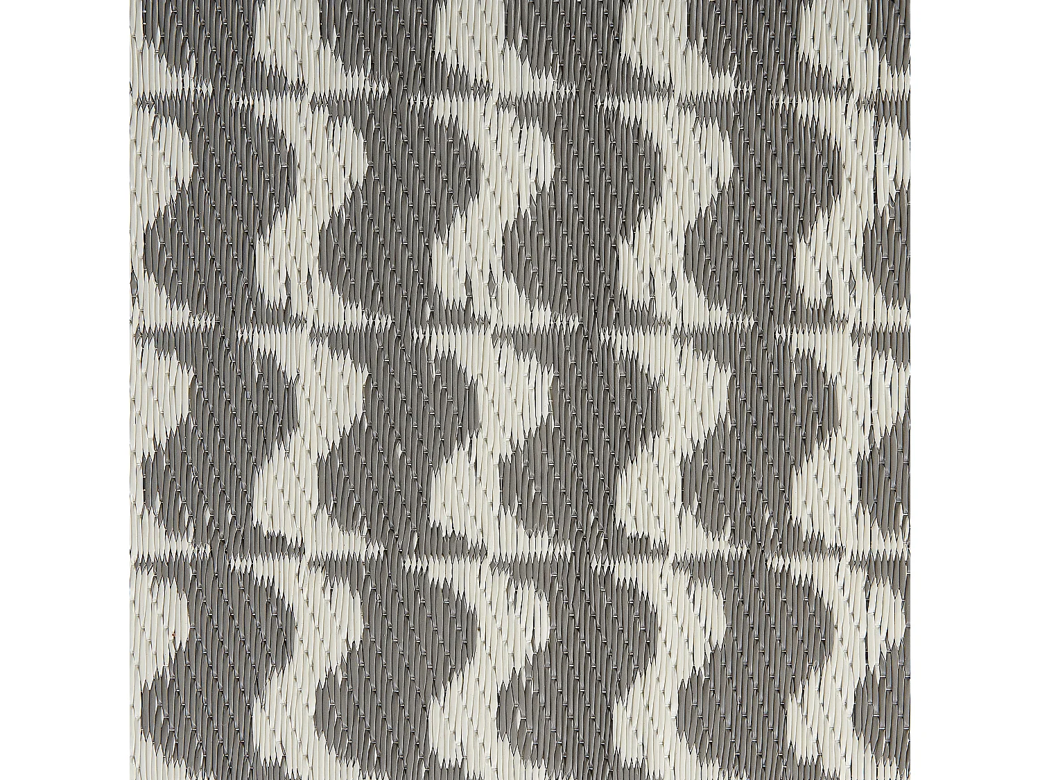 Rechteckiger Outdoor-Teppich in Grau mit modernem Muster 120x180 cm Tumkur