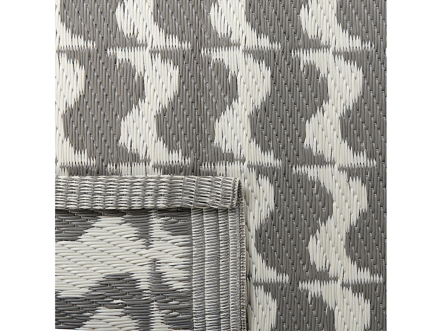 Alfombra de exterior TUMKUR 120 x 180 cm Gris