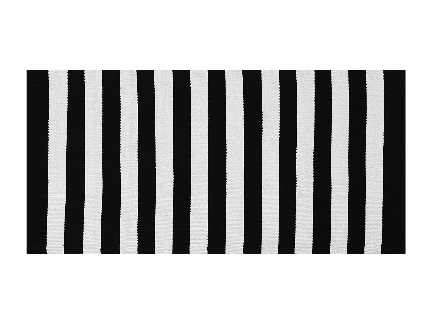 Tapis d'extérieur TAVAS 80 x 150 cm Noir/blanc