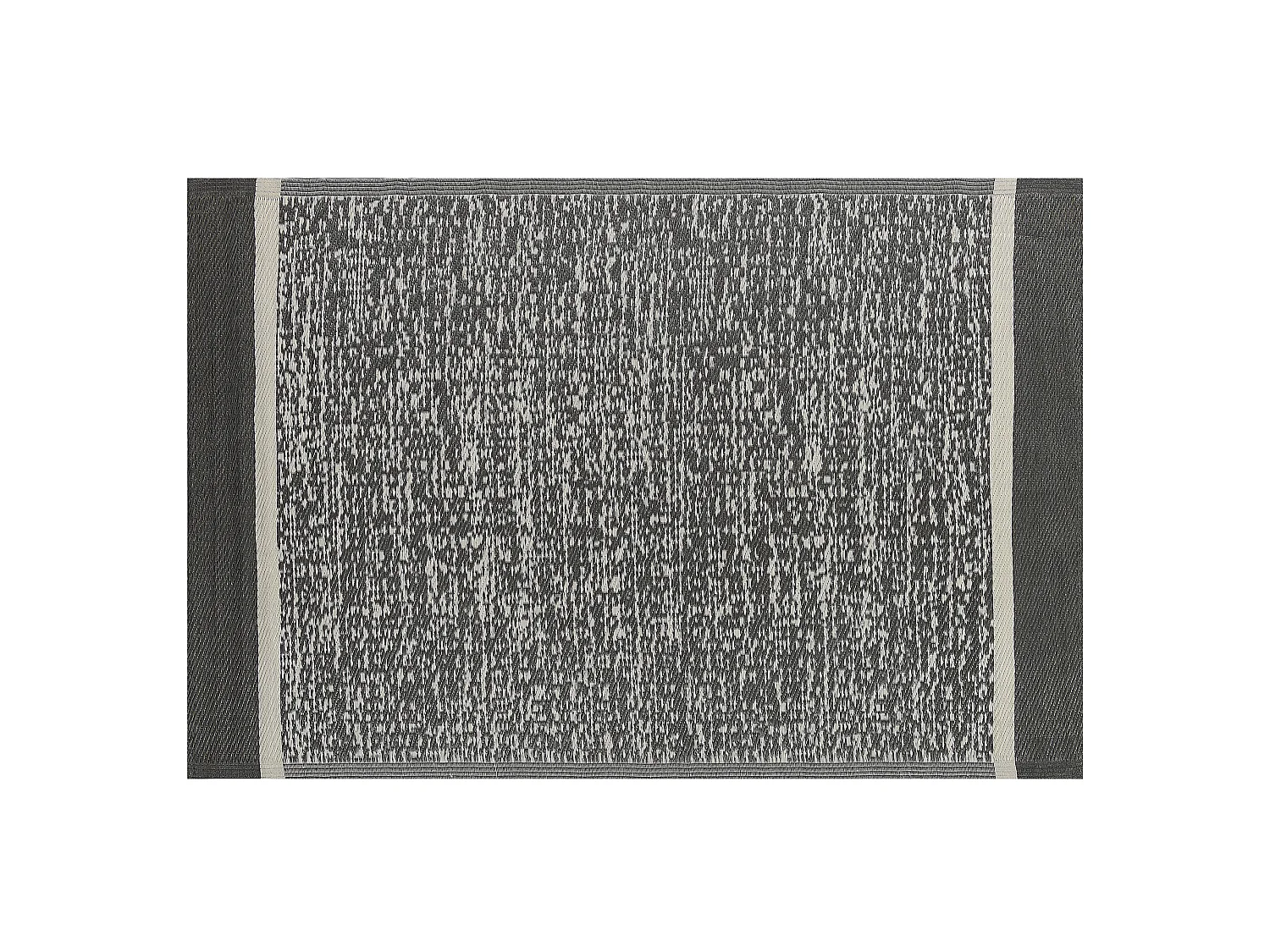 Dywan zewnętrzny 120 x 180 cm czarno-biały BALLARI