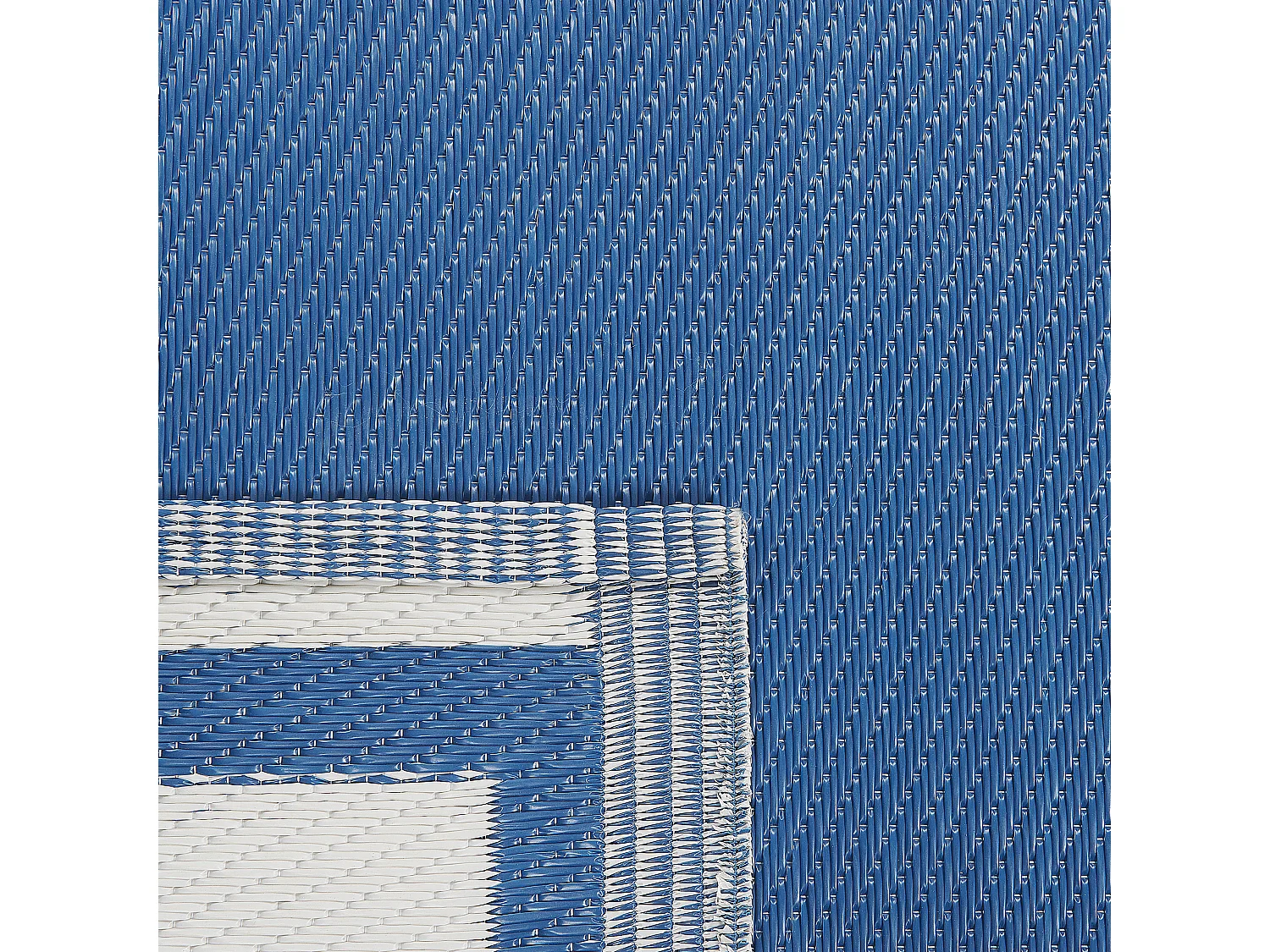 Alfombra de exterior ETAWAH 120 x 180 cm Azul marino