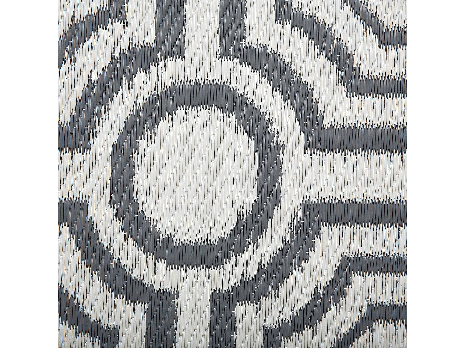 Tuintapijt BIDAR 90 x 180 cm Grijs Dubbelzijdig