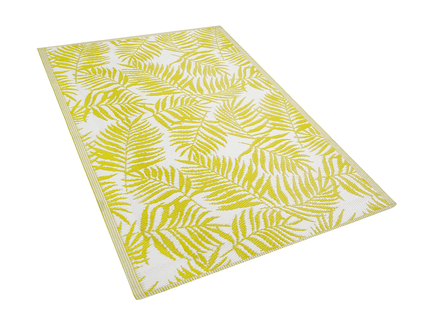Tapis d'extérieur KOTA Jaune 120 x 180 cm Réversible