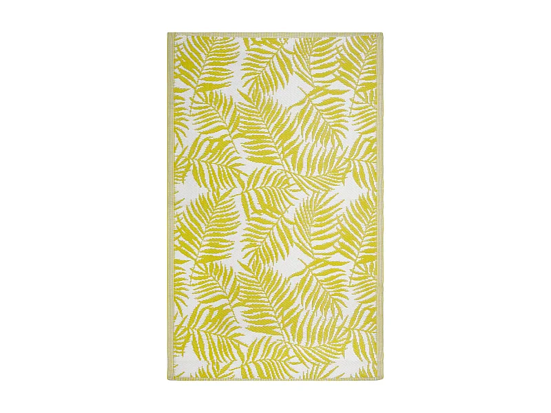 Buiten tapijt KOTA 120 x 180 cm Geel Dubbelzijdig