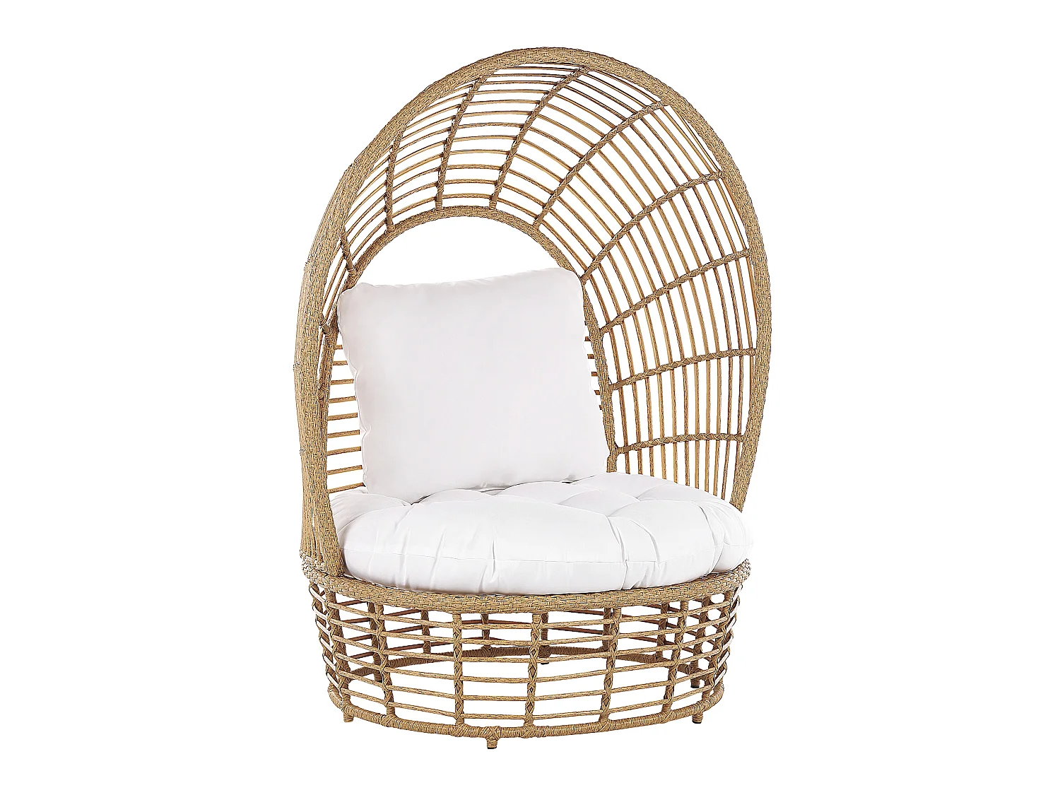 Fauteuil de jardin LIDO Rotin Beige