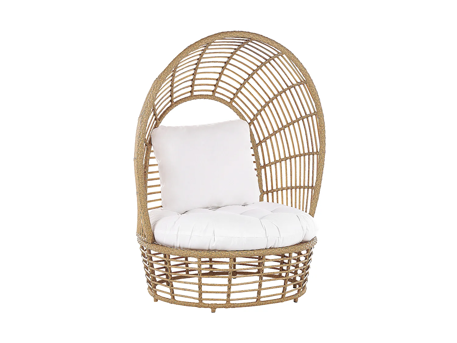 Fauteuil de jardin LIDO Rotin Beige