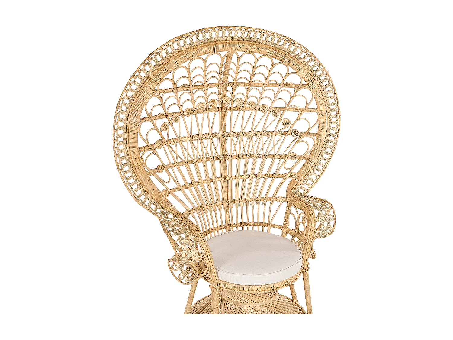 Sedia Peacock EMMANUELLE Rattan Naturale