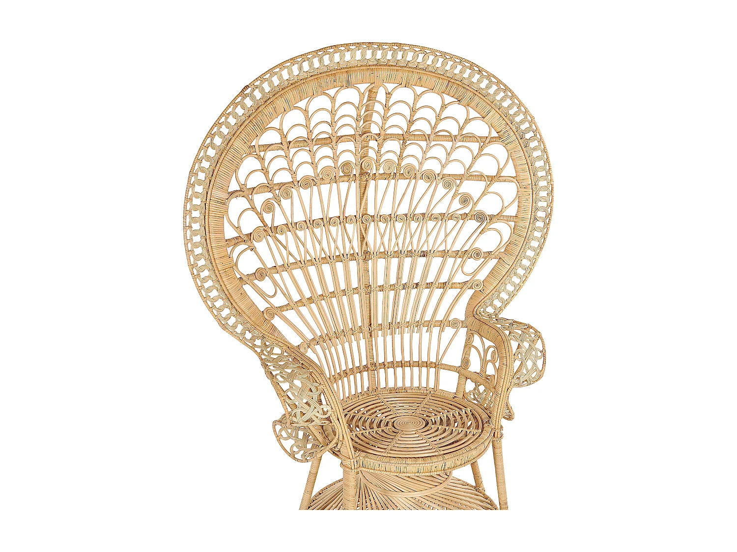 Sedia Peacock EMMANUELLE Rattan Naturale