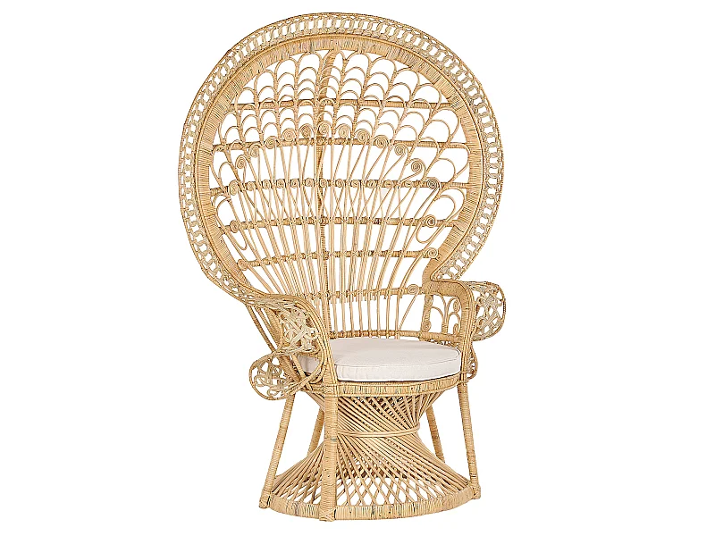 Sedia Peacock EMMANUELLE Rattan Naturale