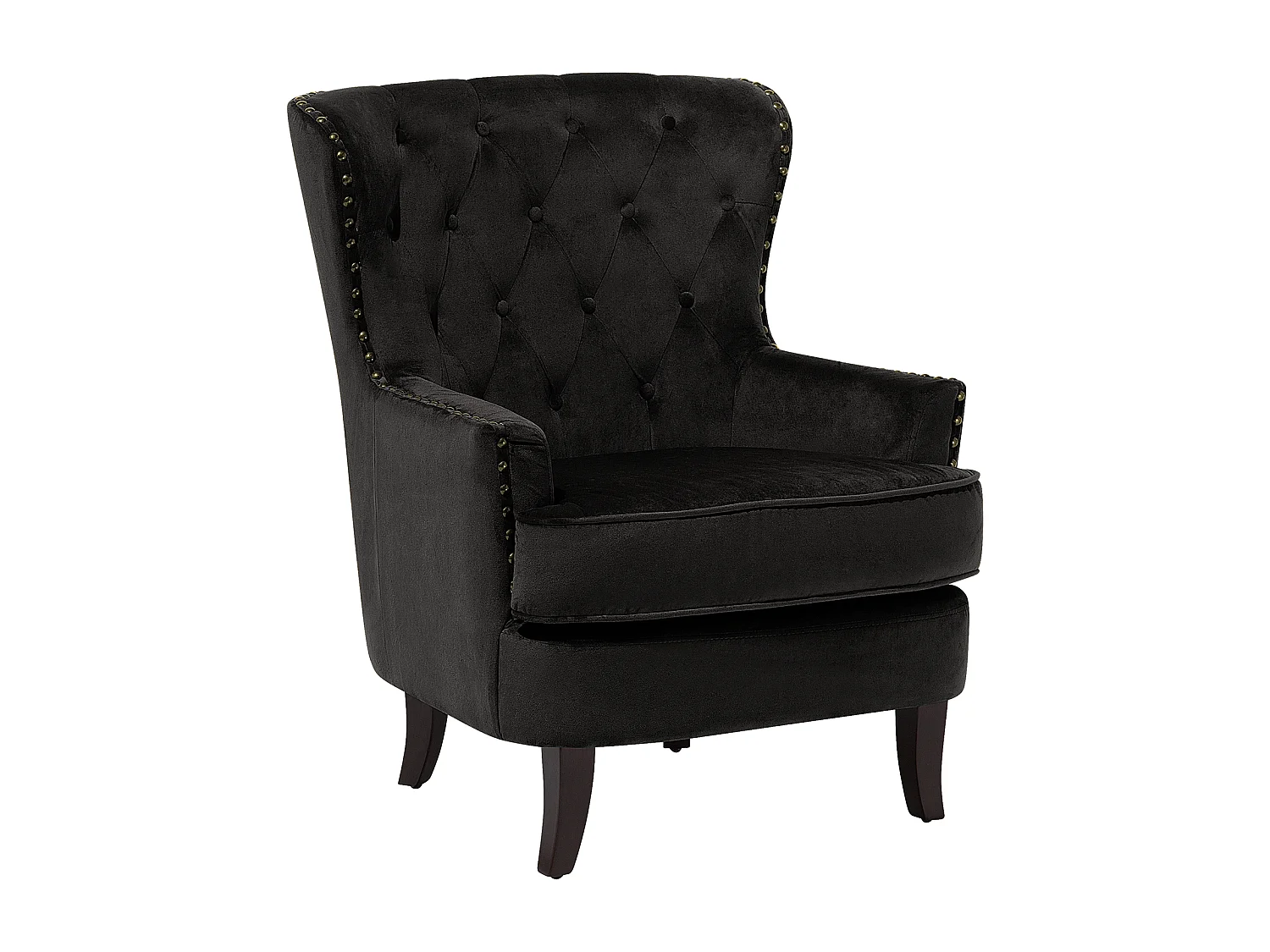 Fauteuil VIBORG II Velours Noir