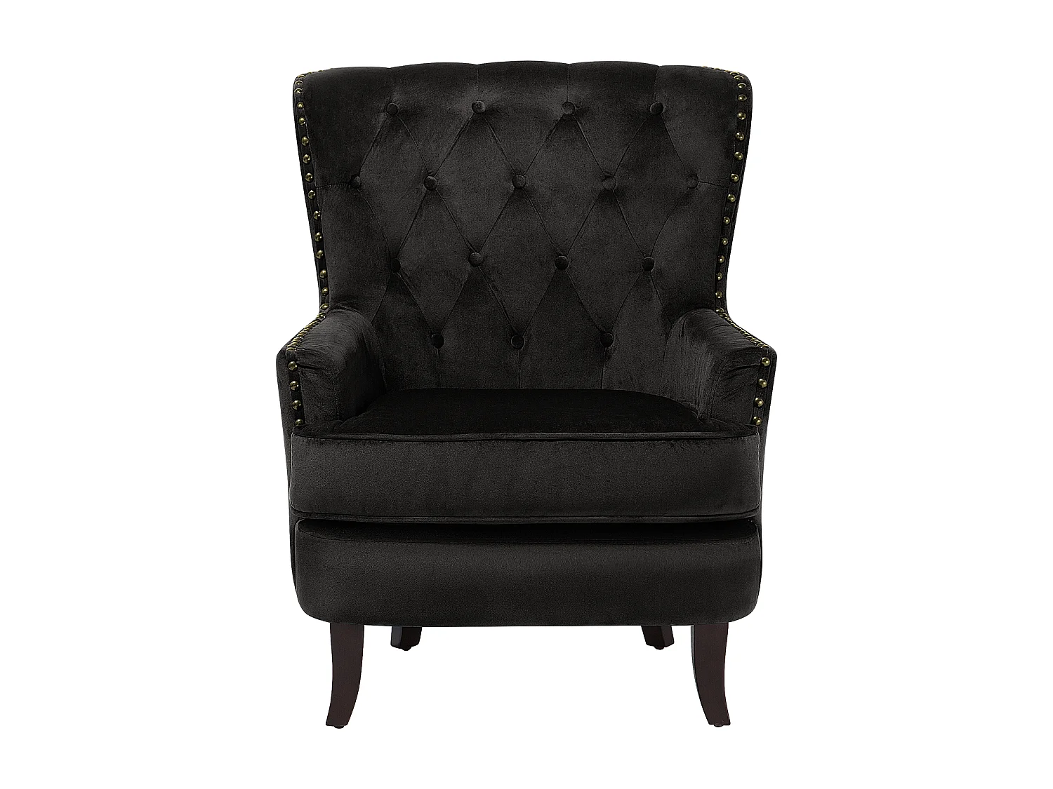 Fauteuil VIBORG II Velours Noir