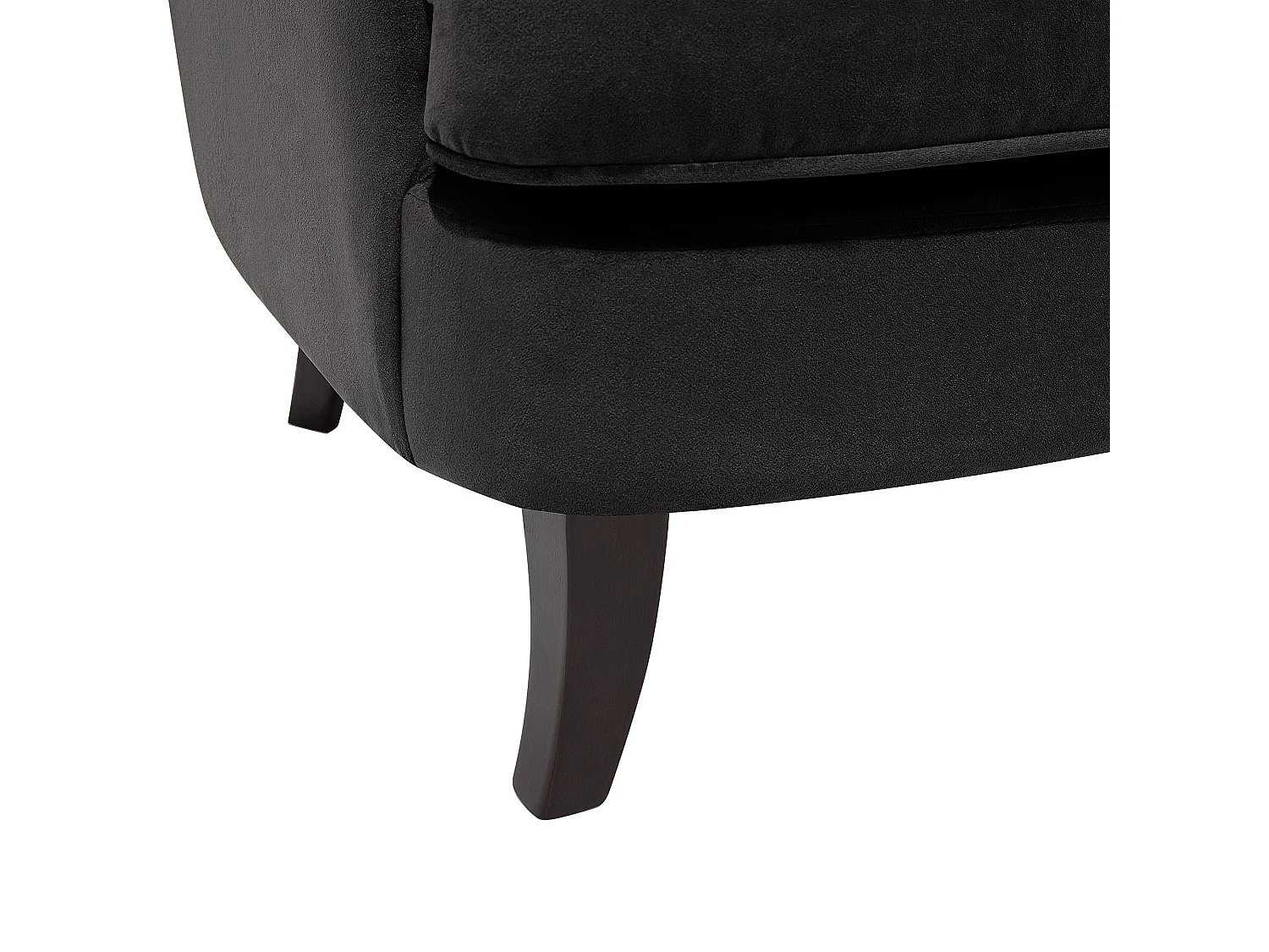 Fauteuil VIBORG II Velours Noir