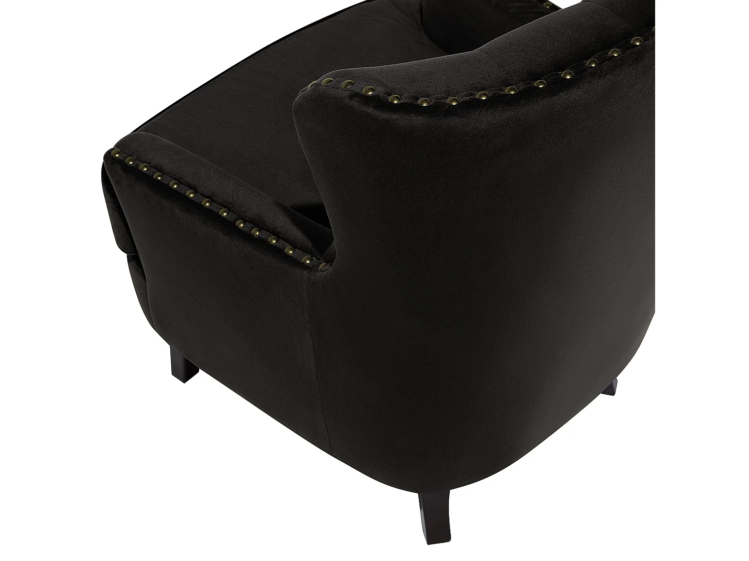 Fauteuil VIBORG II Velours Noir