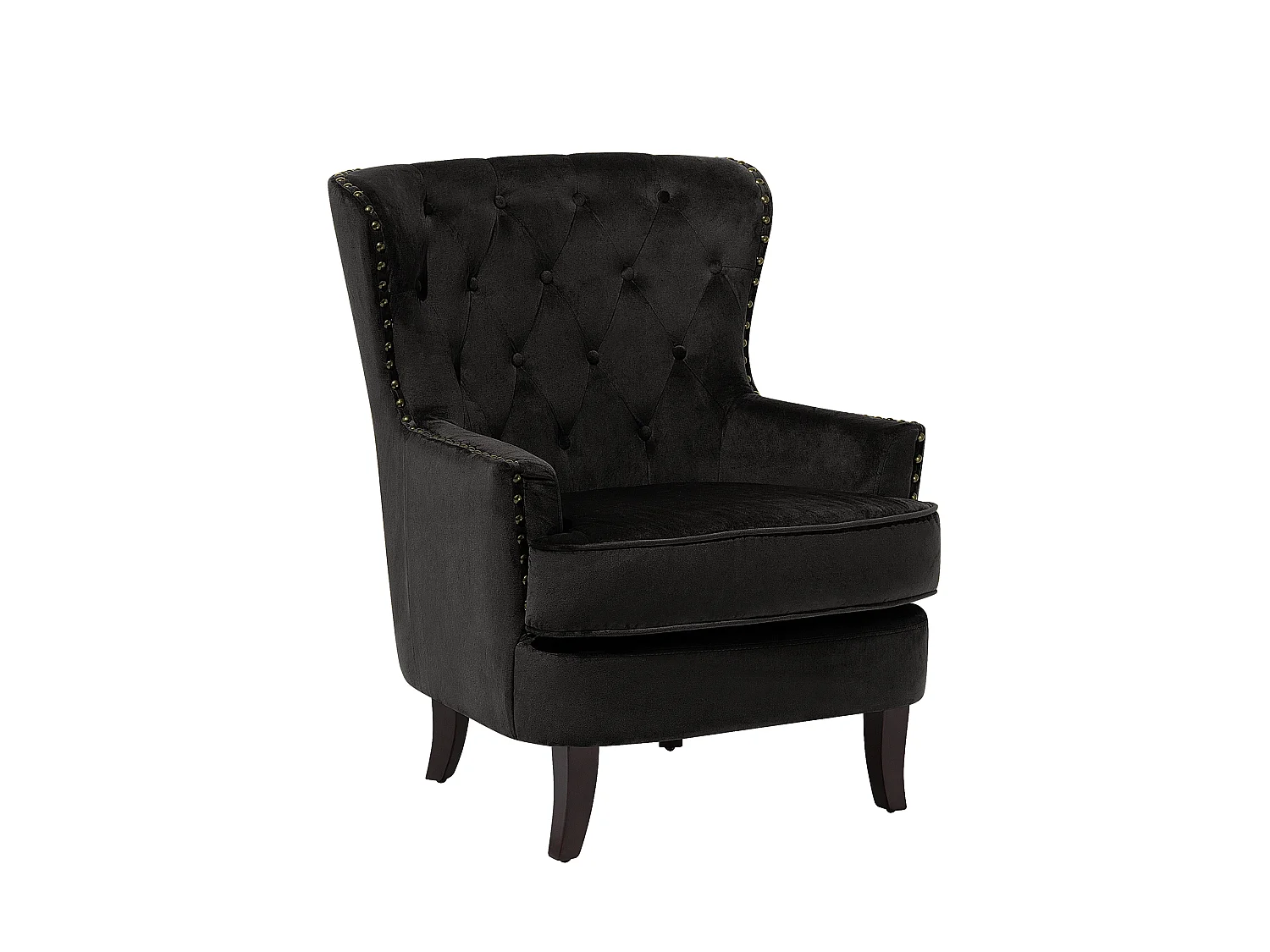 Fauteuil VIBORG II Velours Noir