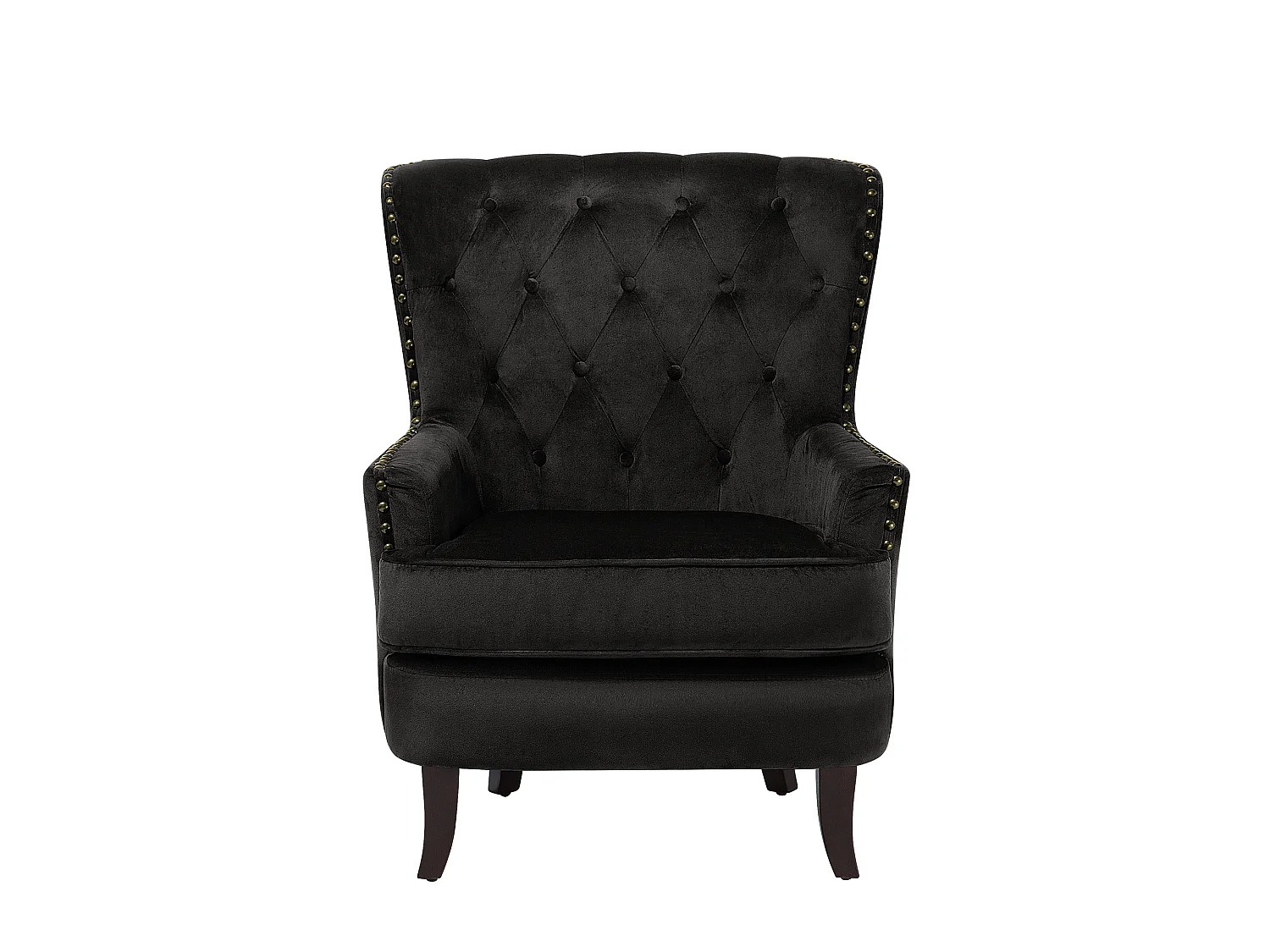 Fauteuil VIBORG II Velours Noir