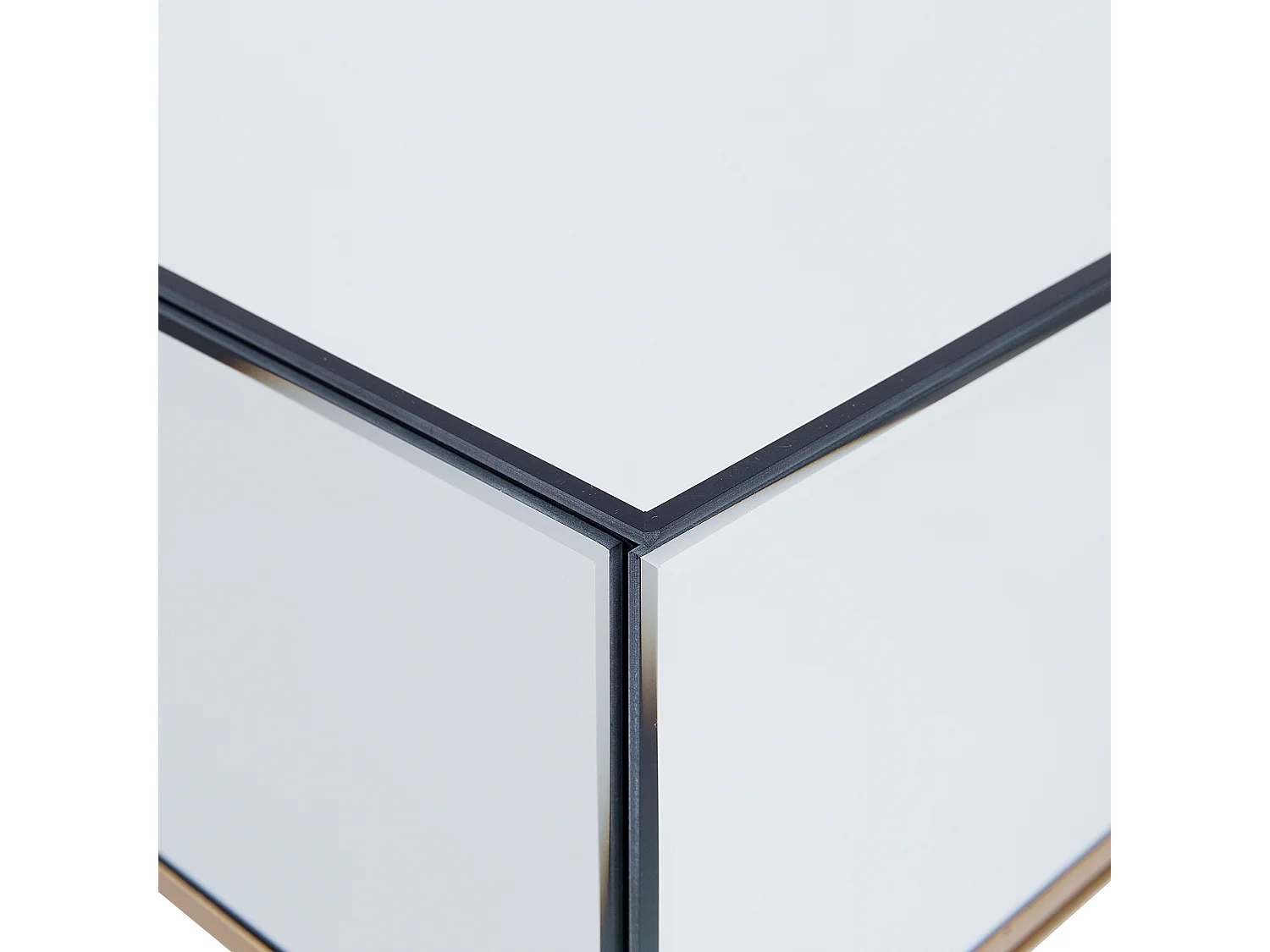 Beistelltisch VIVY Glas Silber