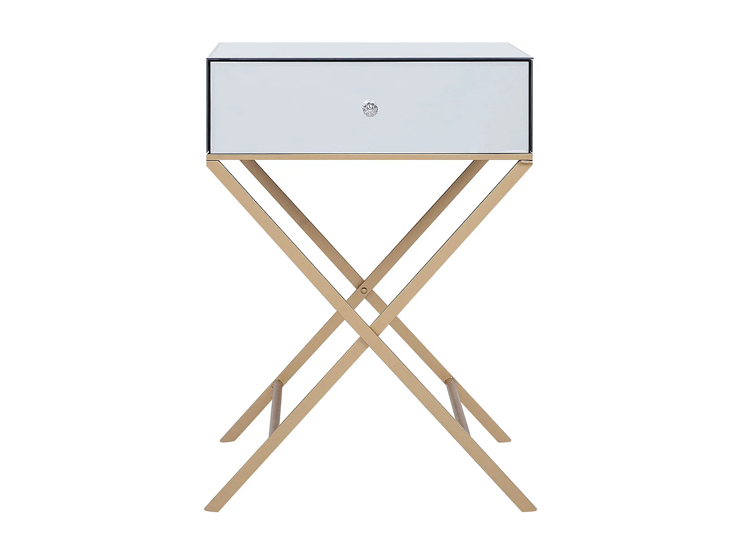 Tavolino VIVY Vetro Argento