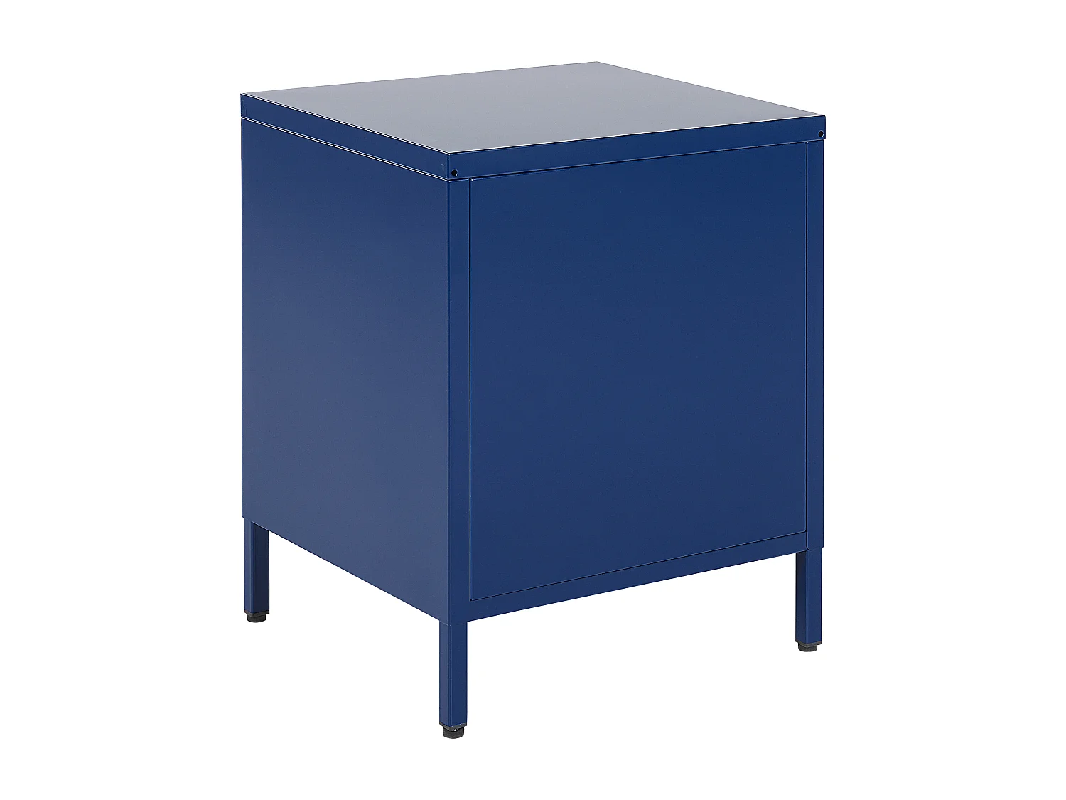 Comodino 2 cassetti KYLEA Metallo Blu marino