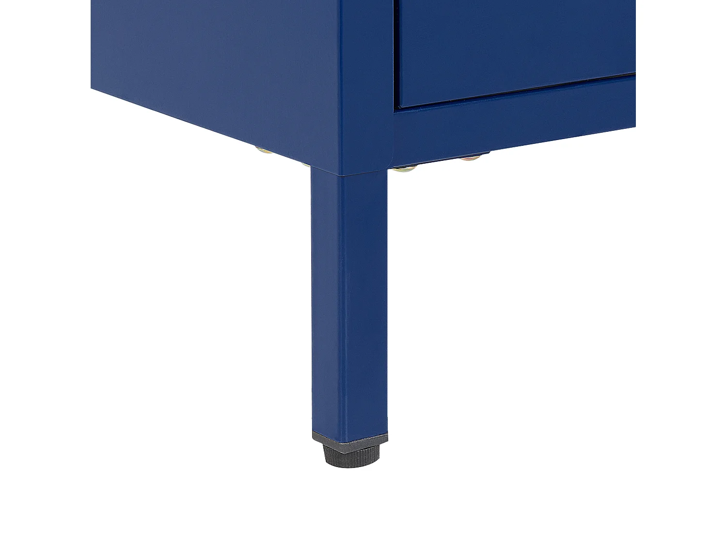 Comodino 2 cassetti KYLEA Metallo Blu marino