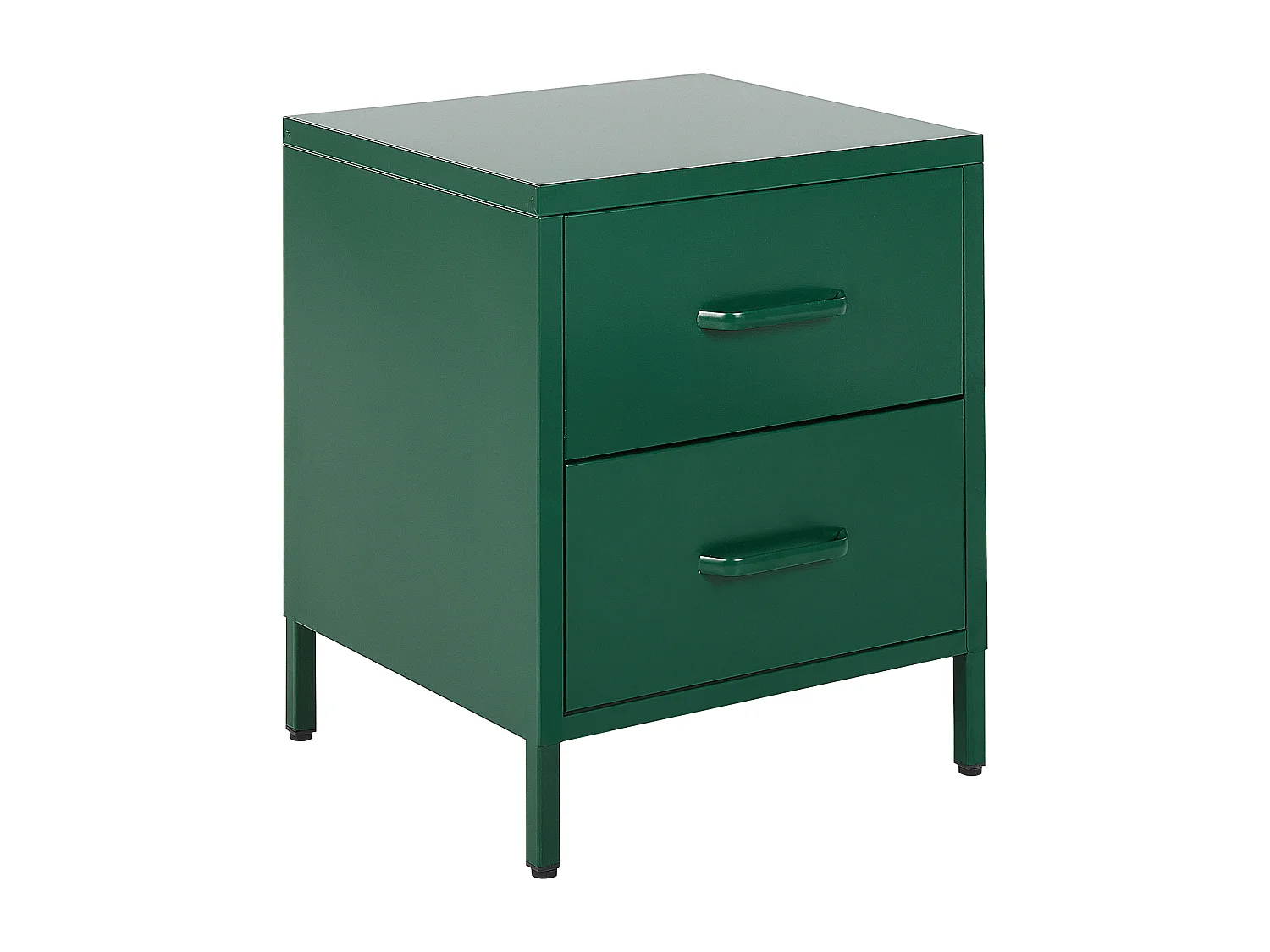 Comodino 2 cassetti MALAVI Metallo Verde