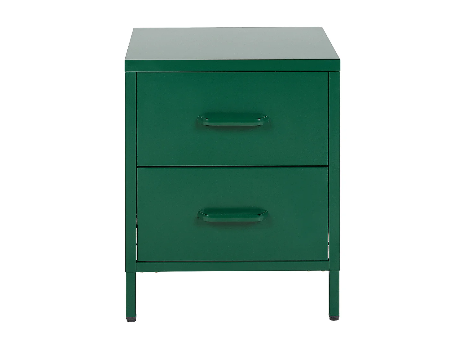 Comodino 2 cassetti MALAVI Metallo Verde