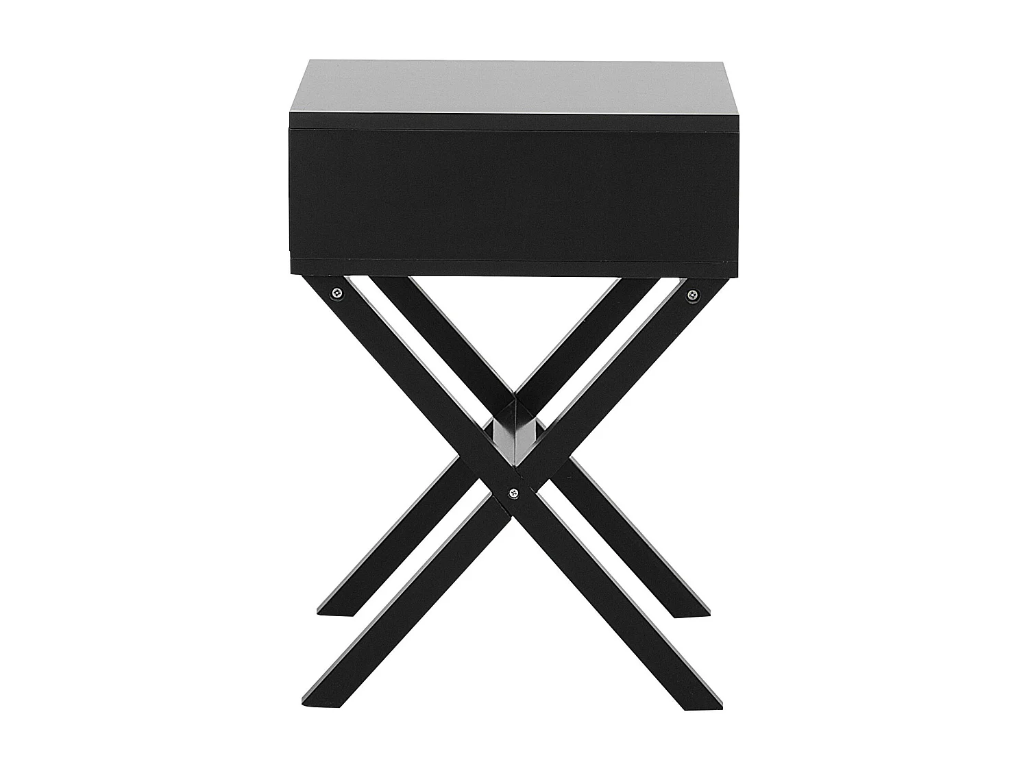 Szafka nocna 1 szuflada MONROE Czarny