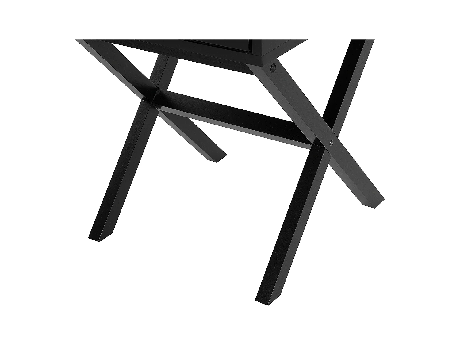 Nachttisch mit 1 Schublade MONROE Schwarz