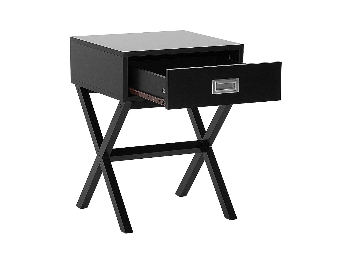 Nachttisch mit 1 Schublade MONROE Schwarz