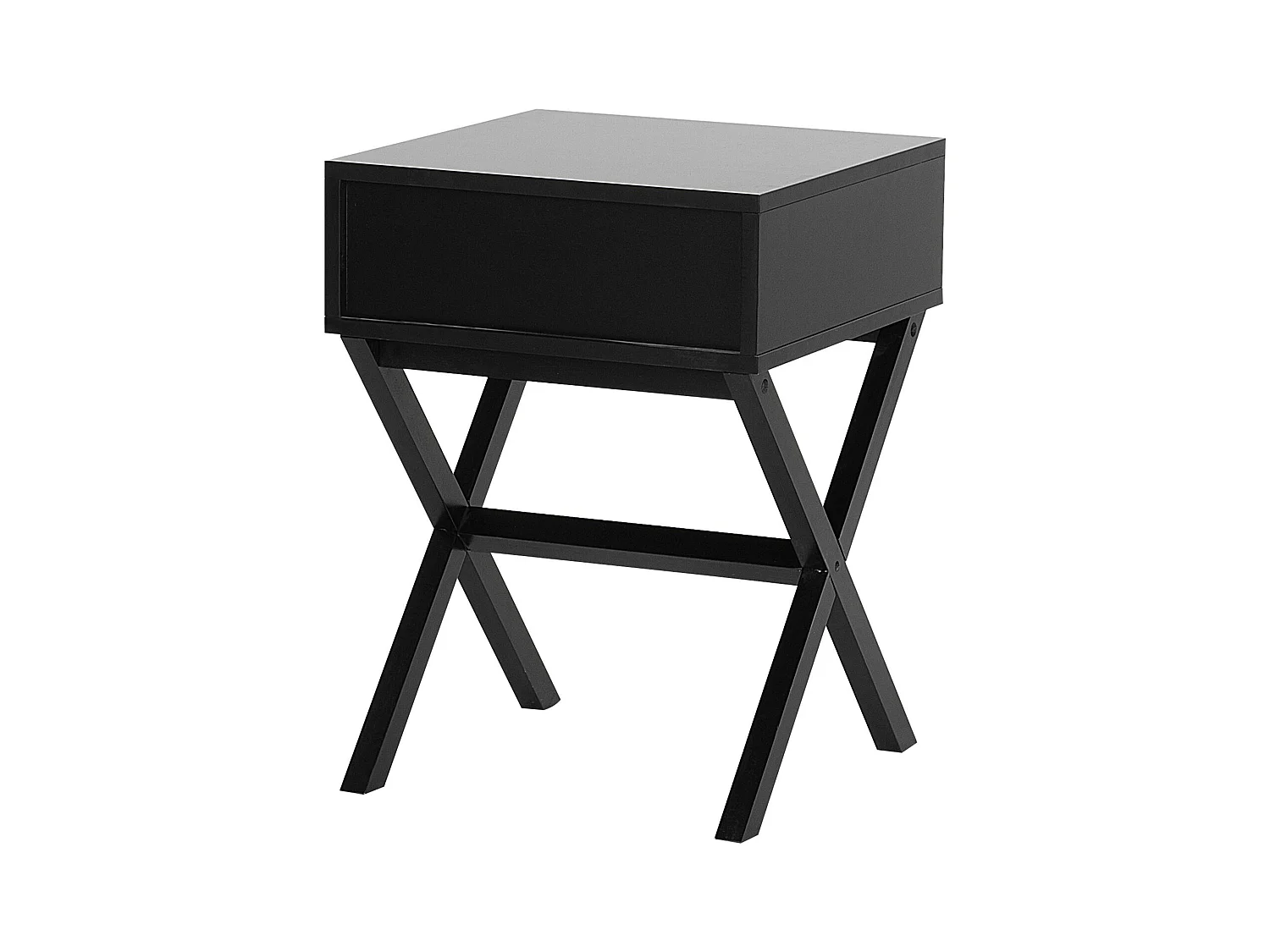 Nachttisch mit 1 Schublade MONROE Schwarz