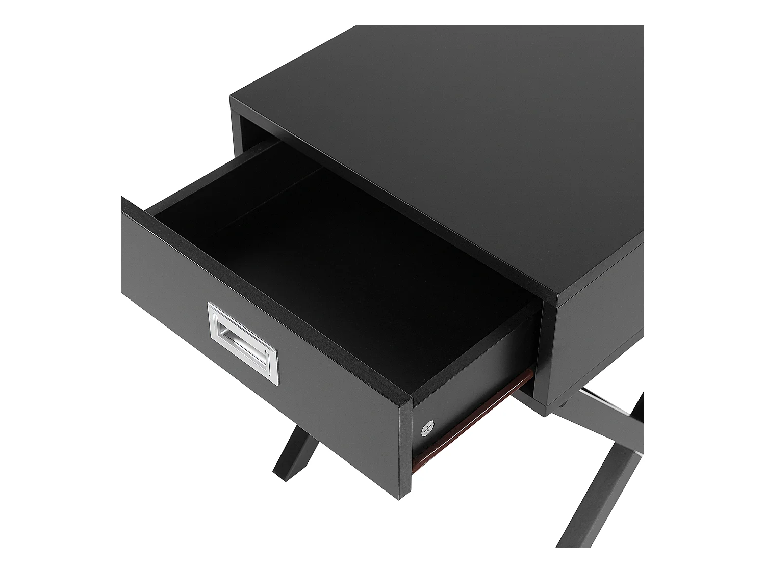 Nachttisch mit 1 Schublade MONROE Schwarz