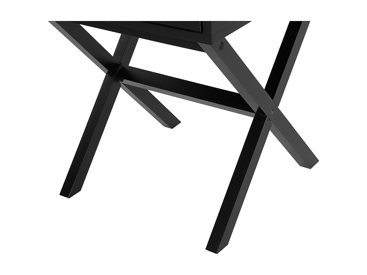 Nachtkastje met 1 lade MONROE Zwart