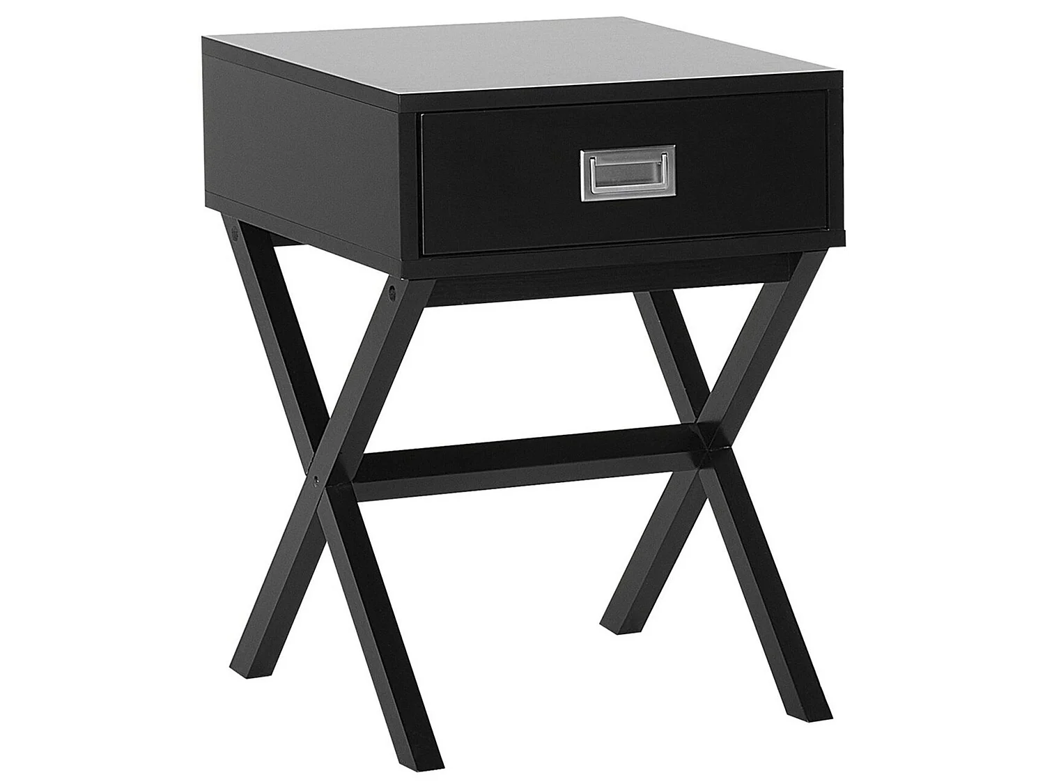 1 Drawer Bedside Table MONROE Black