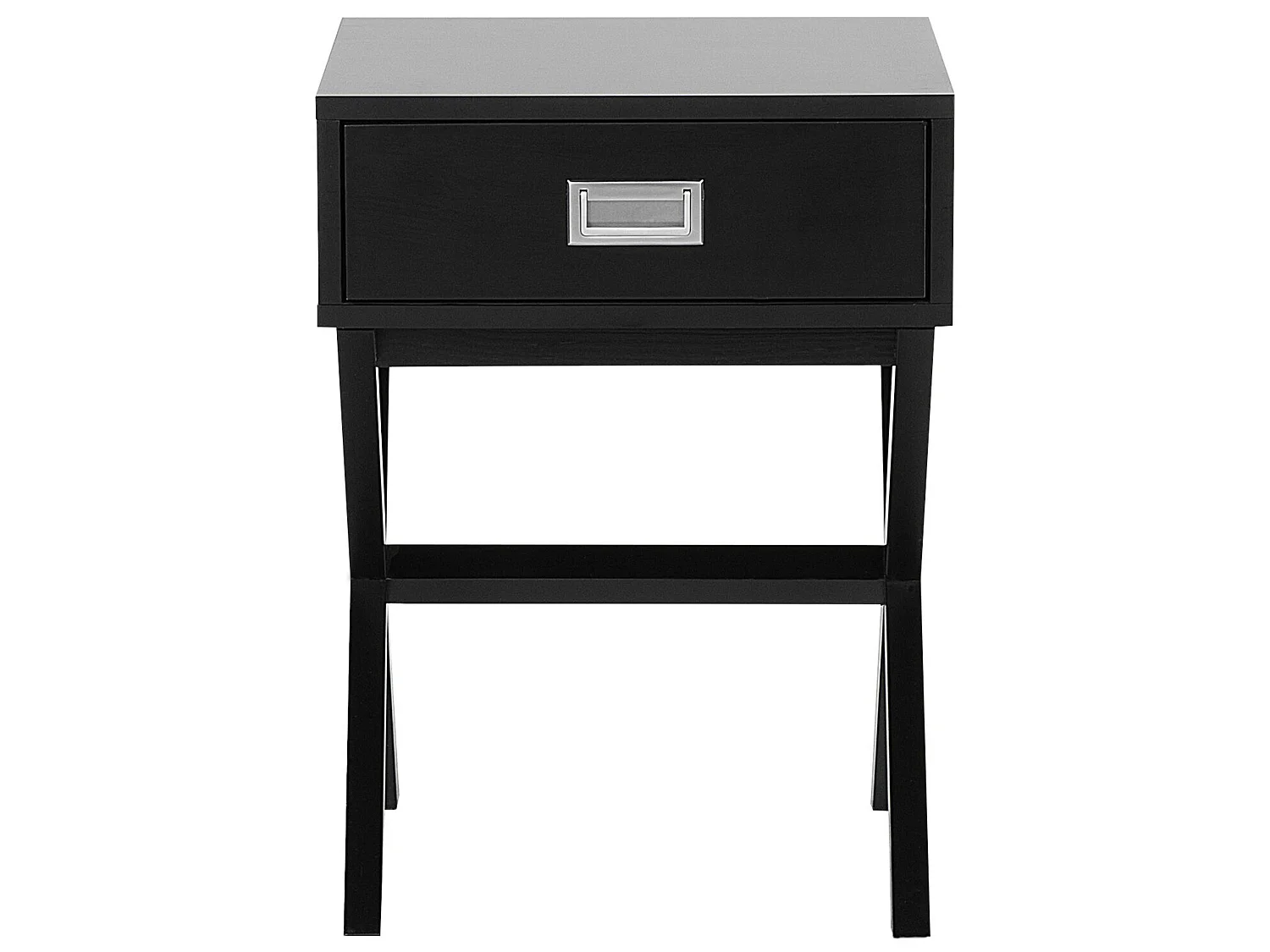 1 Drawer Bedside Table MONROE Black